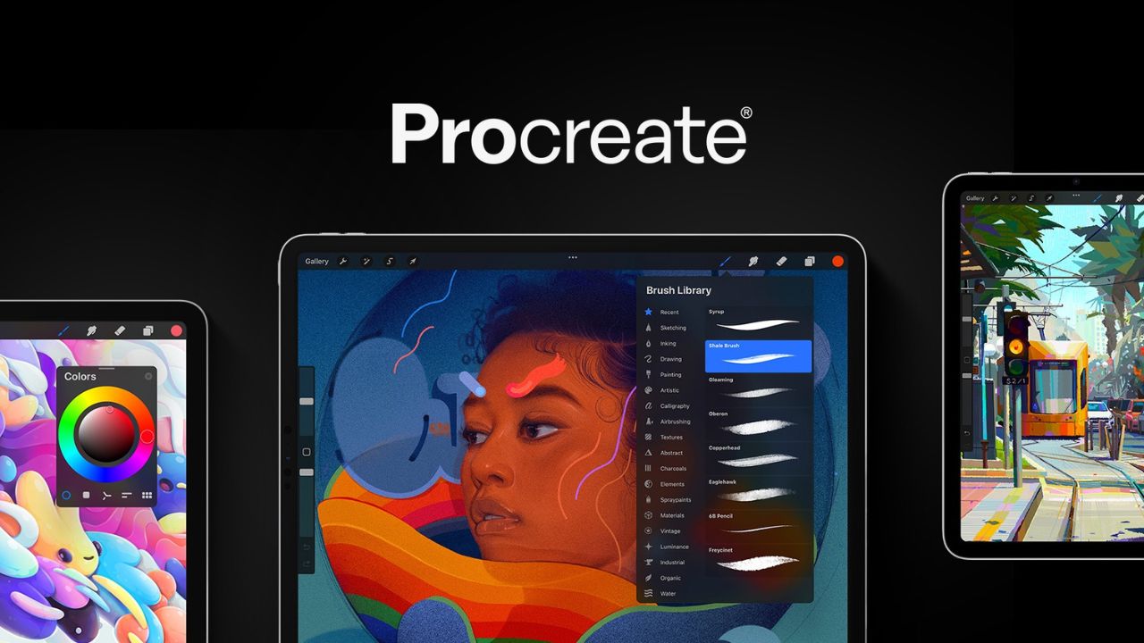 Como instalar novos paletas de cores no Procreate