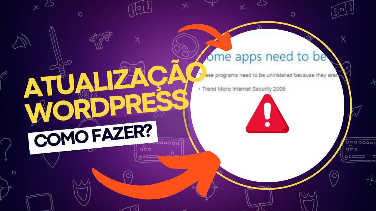 Como resolver _Alguns aplicativos precisam ser desinstalados_ atualização Windows