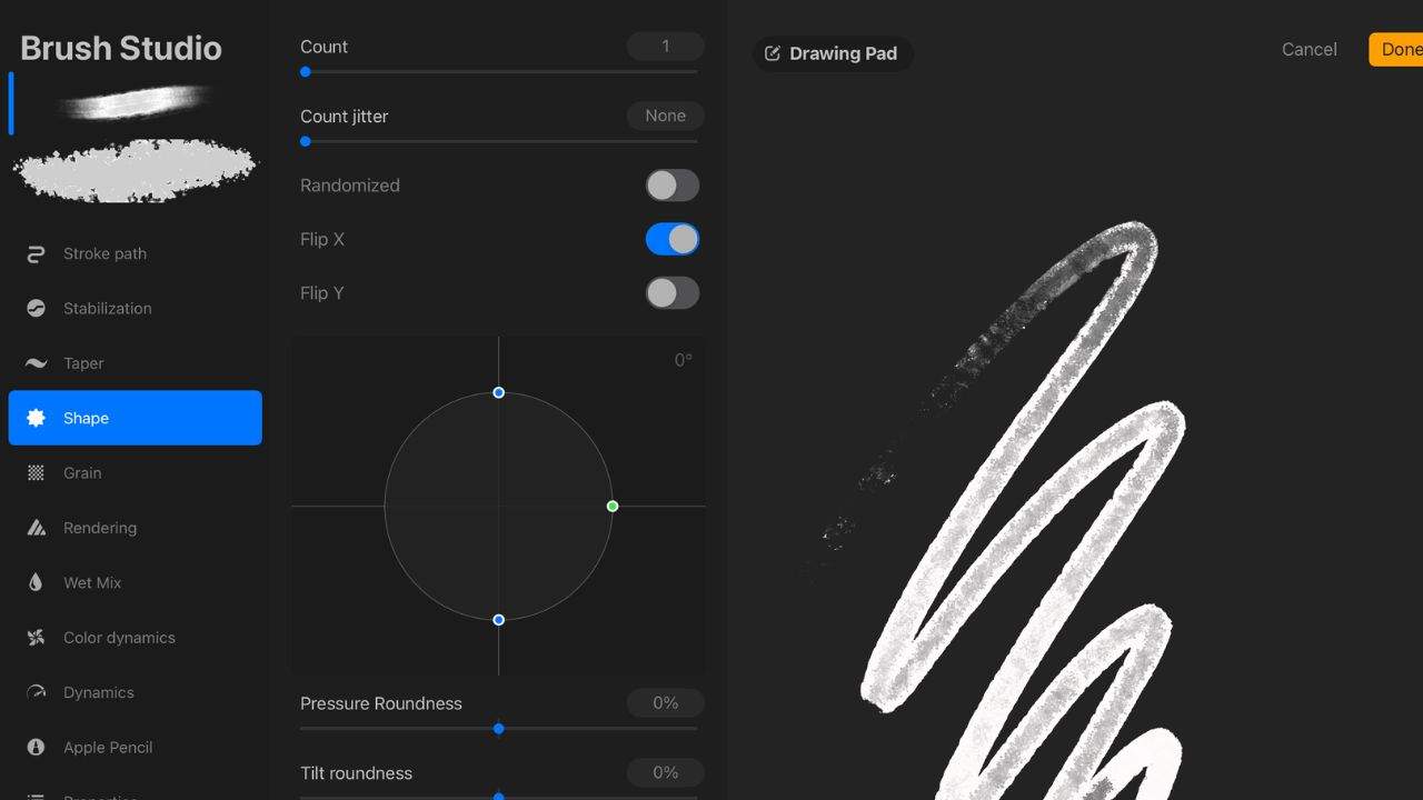 O Brush Studio é onde a magia do Procreate acontece