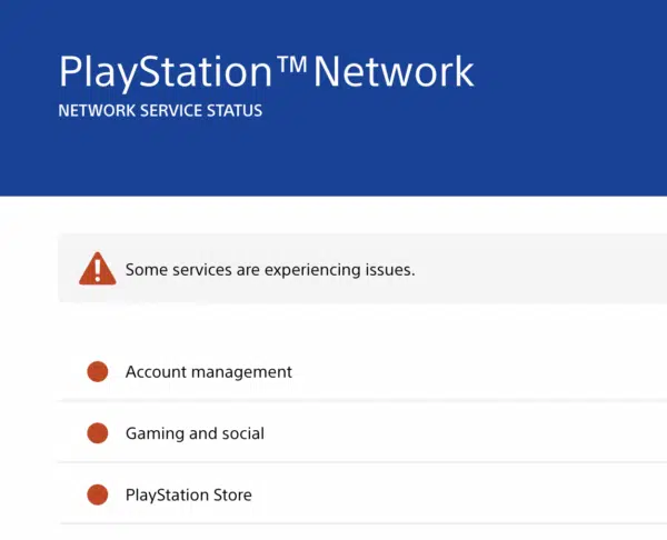 Servidores PSN desativados e com problemas em todo o mundo.webp