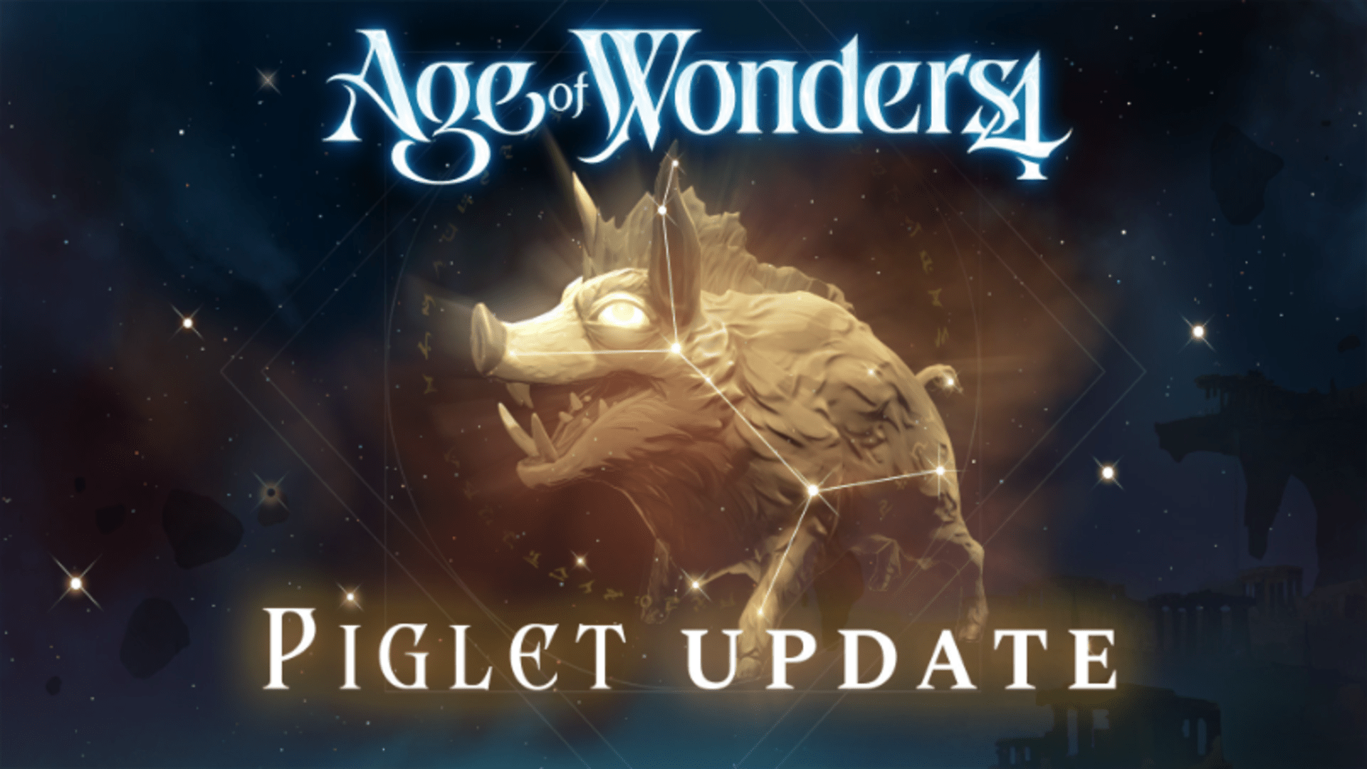 Atualização 1.098.172 do Age of Wonders 4 para Piglet Patch versão 1.1