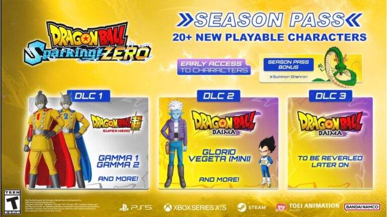 Dragon Ball Sparking Zero DLC Pack 2 revela Vegeta Mini e Gloria de Dragon Ball Daimi
