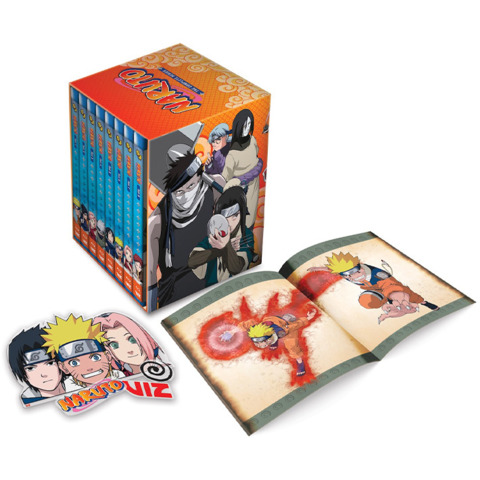 Naruto: a caixa Blu-Ray da série completa preparada para encomenda na Amazon
