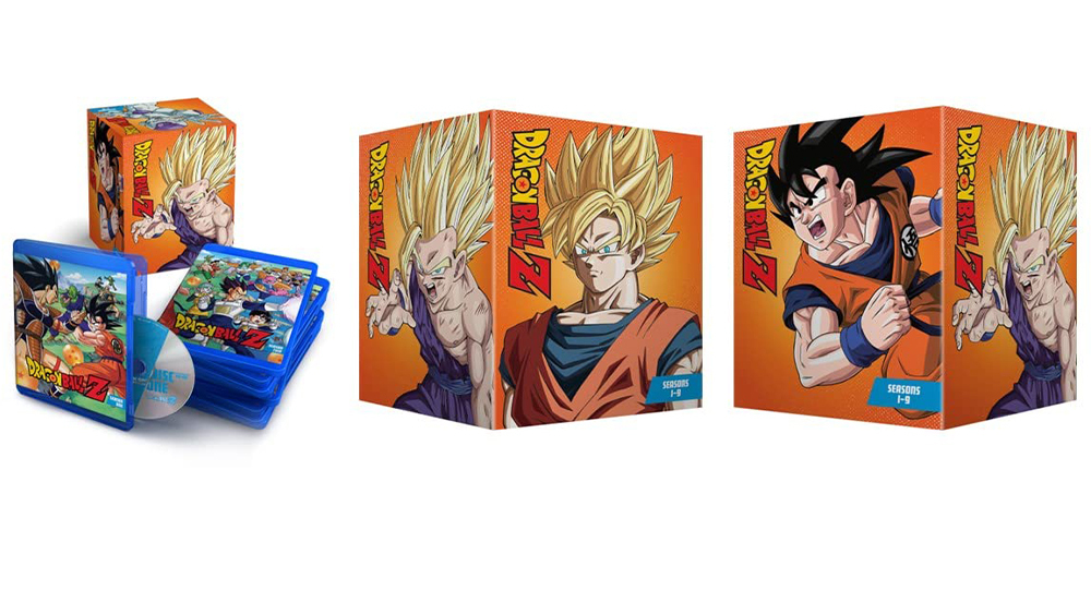 Conjunto de caixas de Blu-ray das temporadas 1-9 de Dragon Ball Z