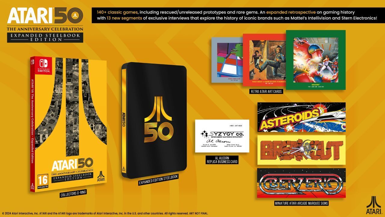 Atari 50: The Anniversary Celebration Expanded Steelbook Edition