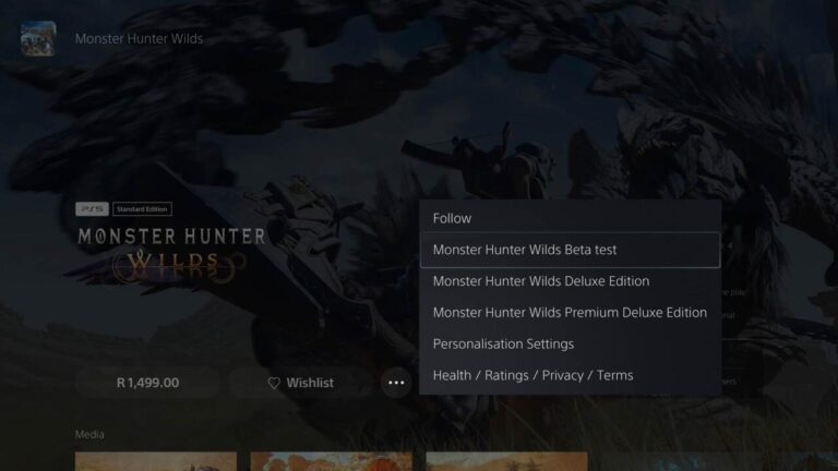 O pré-carregamento do Monster Hunter Wilds Beta está ativo para alguns, mas encontrá-lo é complicado
