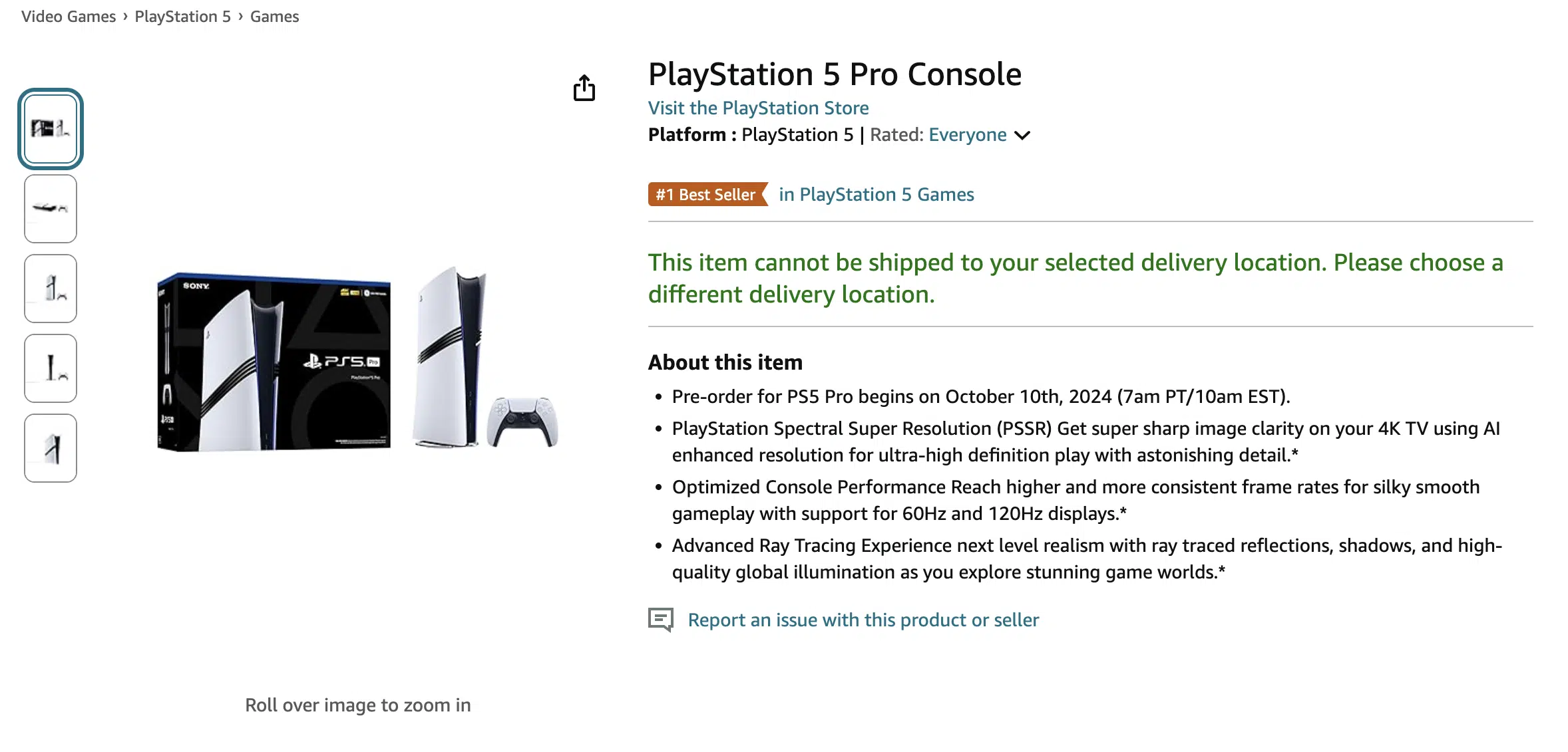 ps5 pro amazon