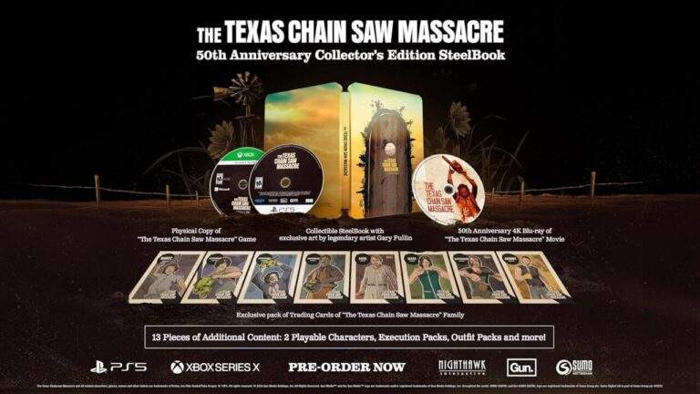 Texas Chain Saw Massacre 4K Steelbook Movie and Game Collector's Set já foi lançado
