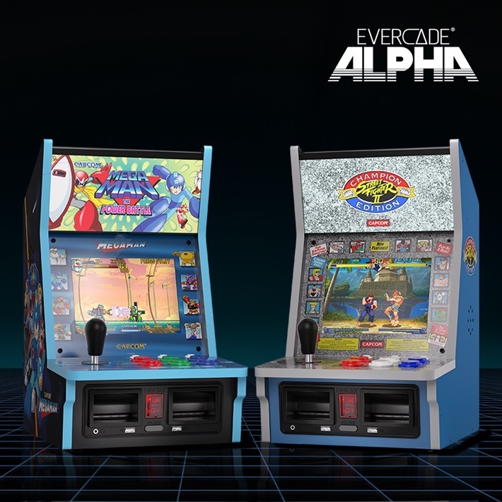 Evercade Alpha Mega Man: The Power Battle e Street Fighter II Champion Edition