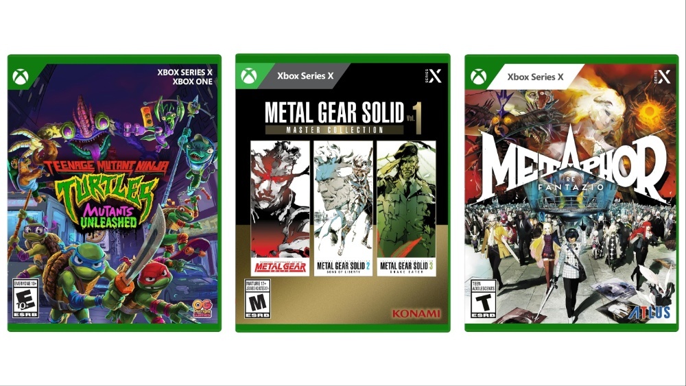 TMNT: Mutantes Liberados, Metal Gear Solid: Master Collection Vol. 1, Metáfora: ReFantazio