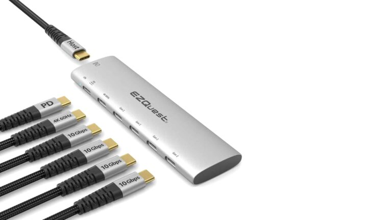 Análise do EZQuest USB-C HUB – O HUB de viagem perfeito para laptops e PCs
