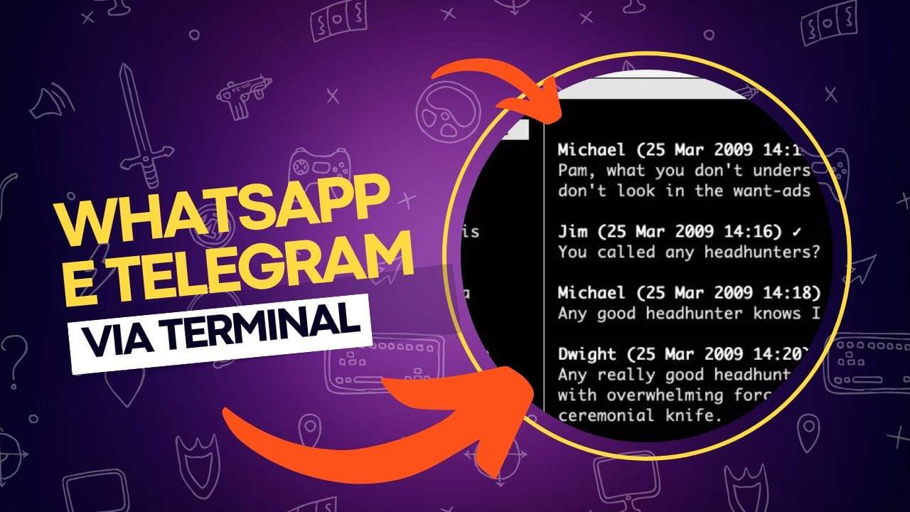 Como usar WhatsApp e Telegram no terminal do Linux?