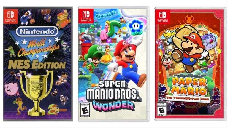 Exclusivos do Nintendo Switch ganham grandes descontos – Mario Wonder, Four Pokémon Games, Paper Mario
