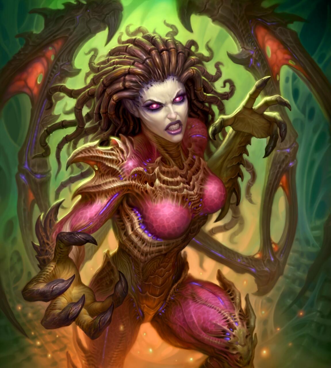 Kerrigan poderá ser usado por Cavaleiros da Morte, Caçadores, Bruxos e Caçadores de Demônios.