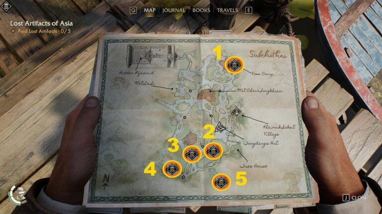 Indiana Jones e o Grande Círculo – Guia de artefatos perdidos da Ásia