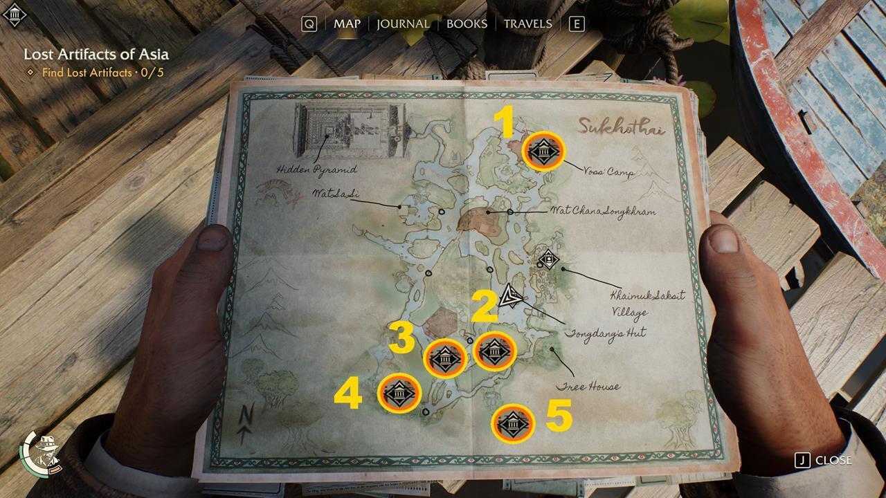 Indiana Jones e o Grande Círculo – Guia de artefatos perdidos da Ásia