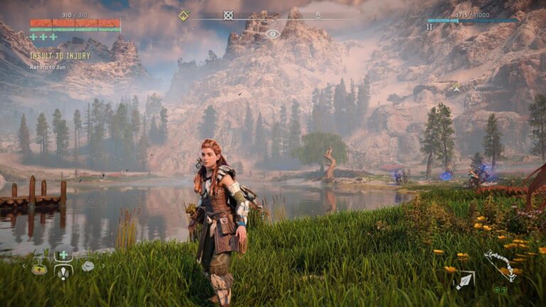 Atualização 1.008.001 do Horizon Zero Dawn Remastered lançada para corrigir bug da grama roxa
