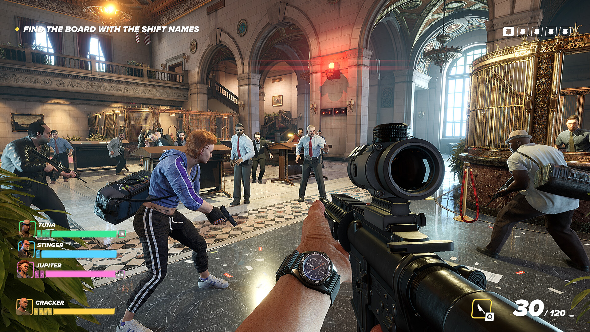 Crime Boss: Rockay City, atualização 1.029 para patch 13 lançada; Novo assalto, reformulação do menu da festa e muito mais