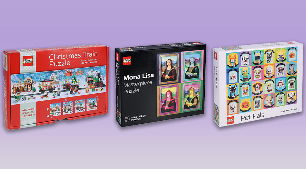 Esses quebra-cabeças de Lego são uma ótima ideia para presente de Natal