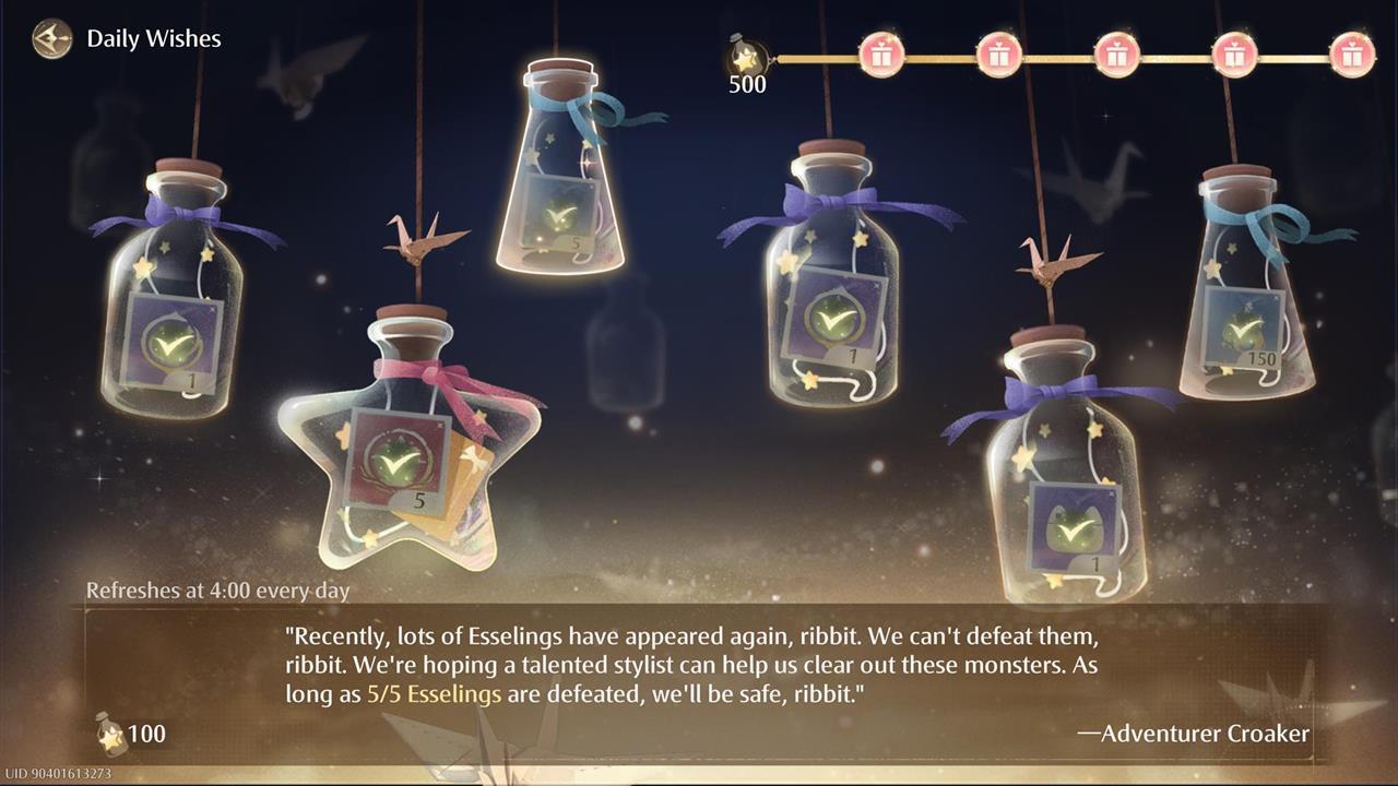 Infinity Nikki – Como aumentar sua classificação como estilista