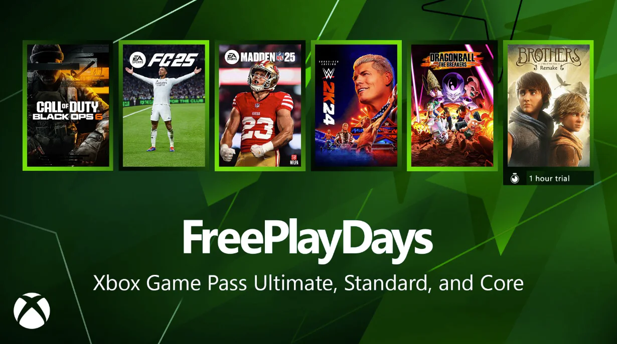 Os jogos grátis no Xbox neste fim de semana incluem Black Ops 6, Madden 25, FC 25 e muito mais