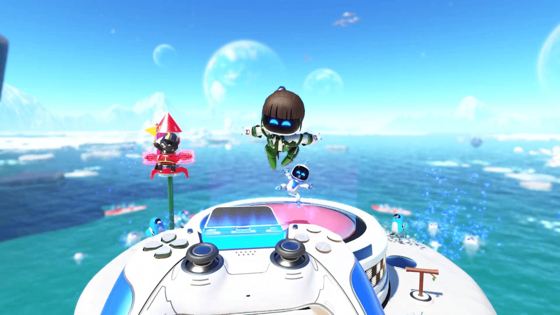 Os power-ups do Astro Bot foram inspirados na funcionalidade DualSense