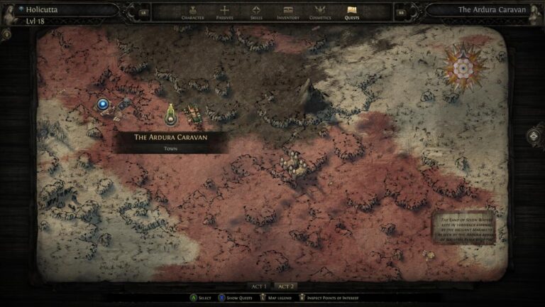 Quanto tempo dura o Path Of Exile 2: duração da campanha e lista de missões