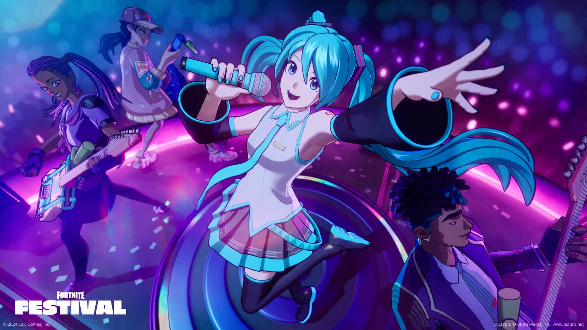 A atualização 1.000.163 do Fortnite para a versão 33.20 traz Hatsune Miku