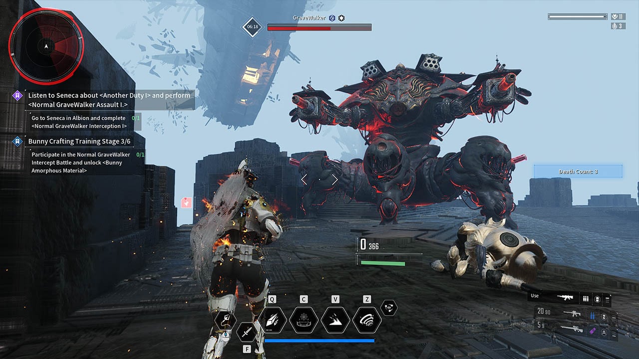 A atualização 1.41 do primeiro descendente cai para o hotfix 1.2.3