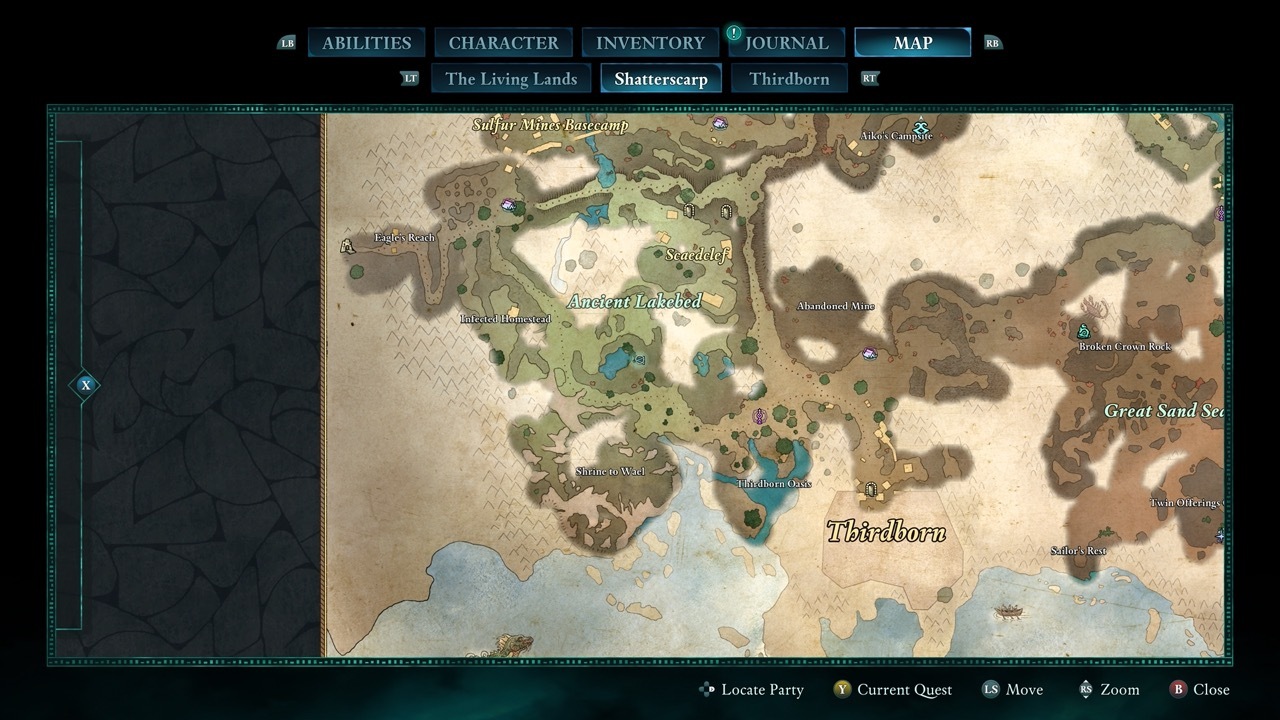 Atualmente – Robe do Localização do mapa do tesouro arcano