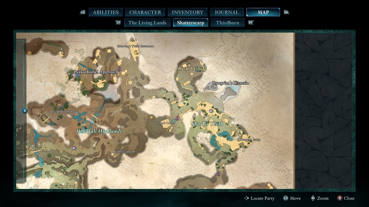 Avicado – Localização do mapa do tesouro do correio morto