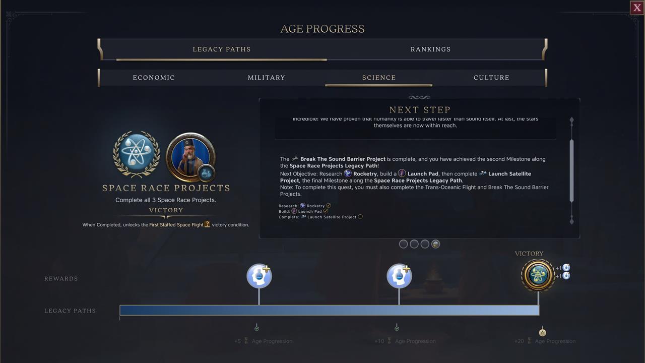 Civilização 7 – Legado da Ciência e Guia de Vitória da Ciência