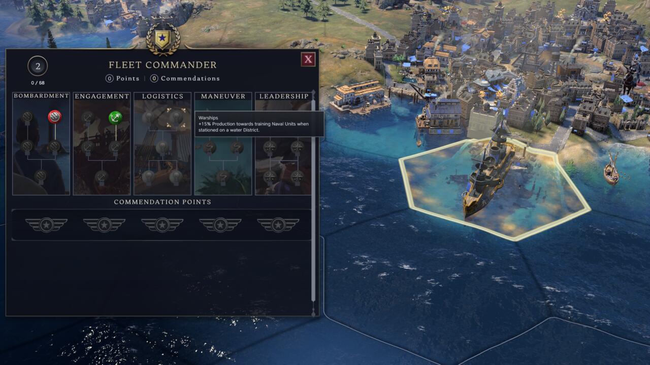 Civilização 7: Melhores pontos de promoção do comandante para desbloquear primeiro