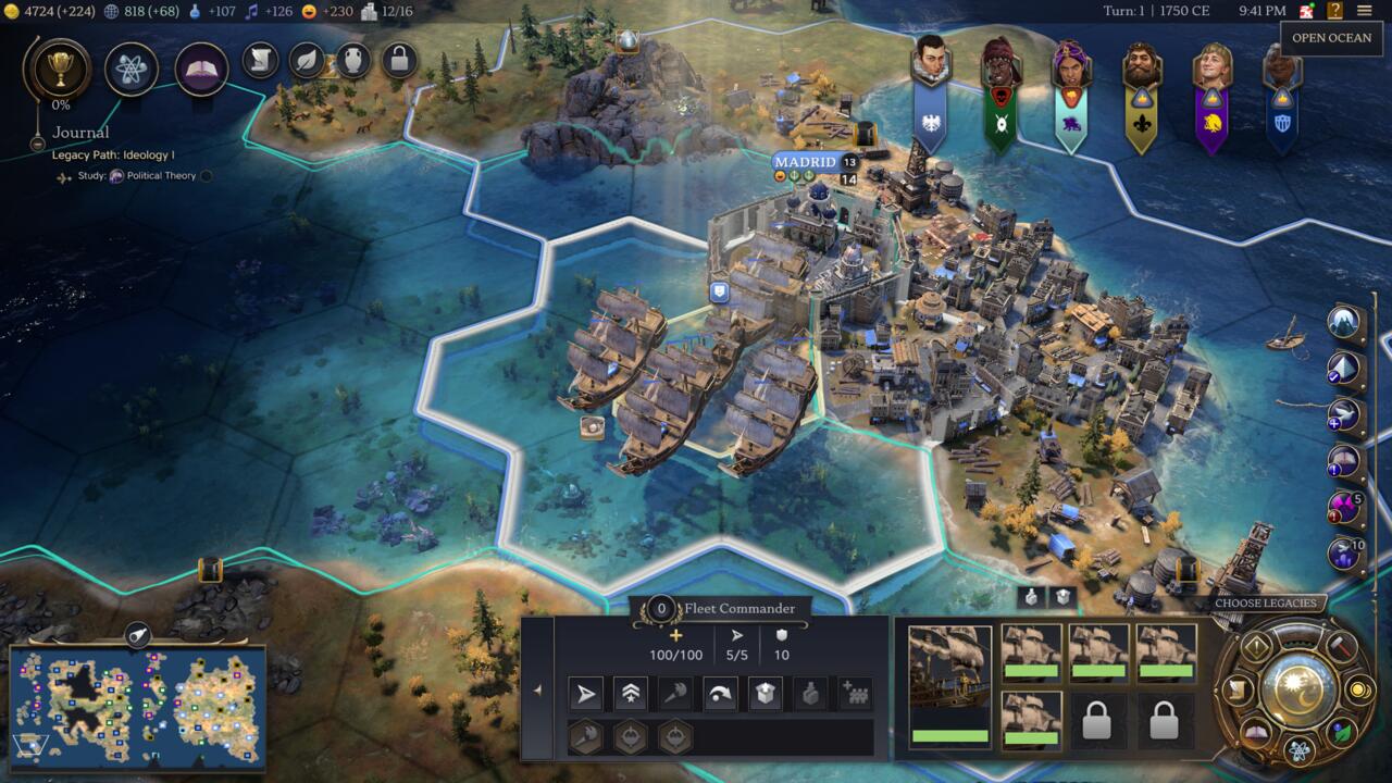 Civilização 7: Todos os tipos de comandantes e como eles funcionam