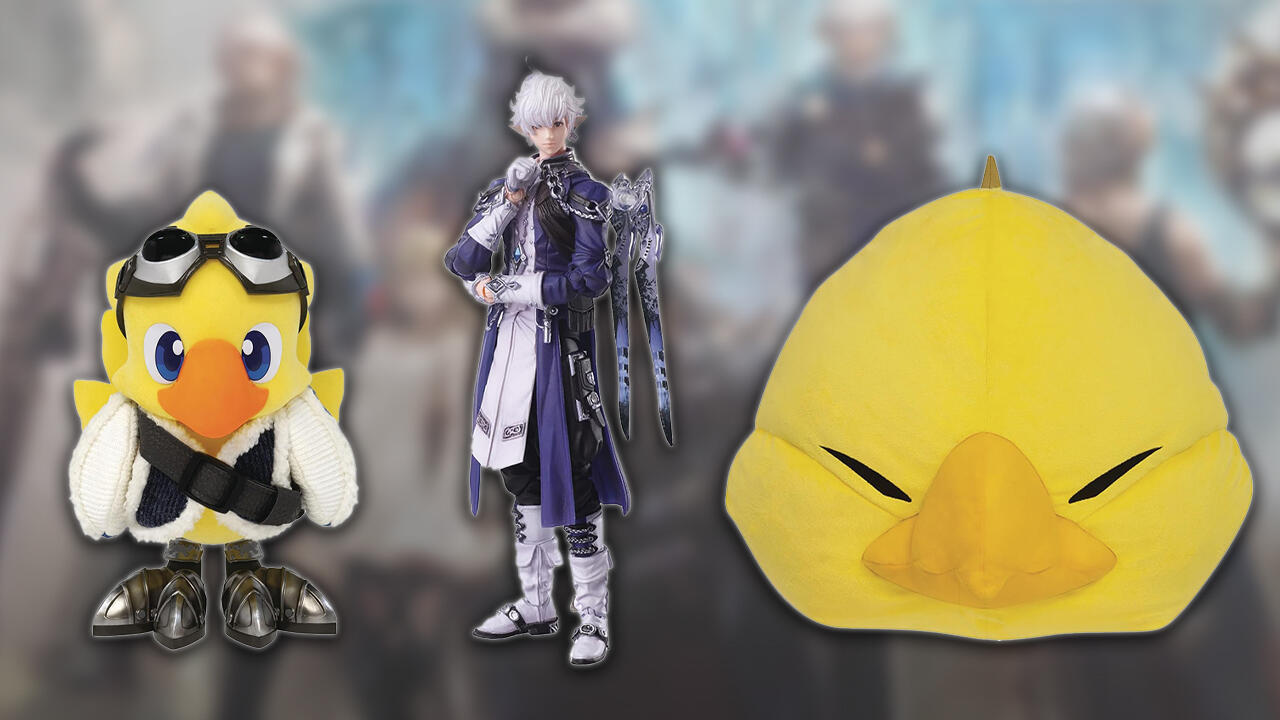 Final Fantasy 14 Merch – Presença esses próximos colecionáveis, incluindo Fat Chocobo e Fat Cat Plexush Cushions
