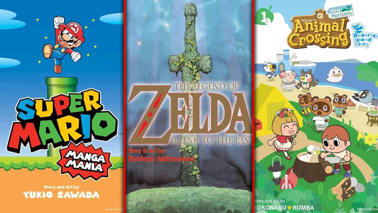 Todos os mangá e graphic novelas Nintendo disponíveis agora