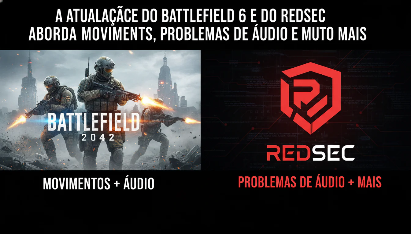 A atualização do Battlefield 6 e do Redsec aborda movimentos, problemas de áudio e muito mais