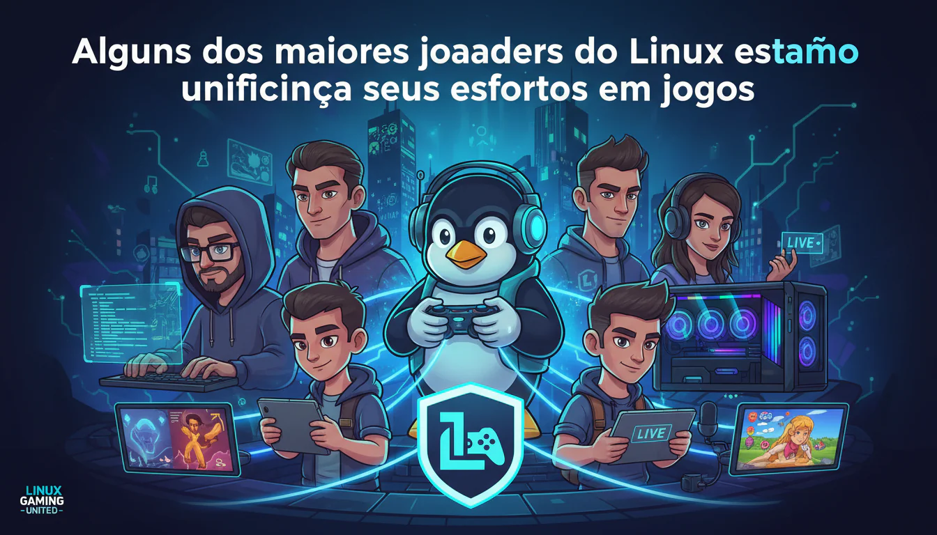 Alguns dos maiores jogadores do Linux estão unificando seus esforços em jogos