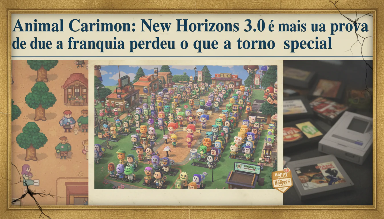Animal Crossing: New Horizons 3.0 é mais uma prova de que a franquia perdeu o que a tornou especial