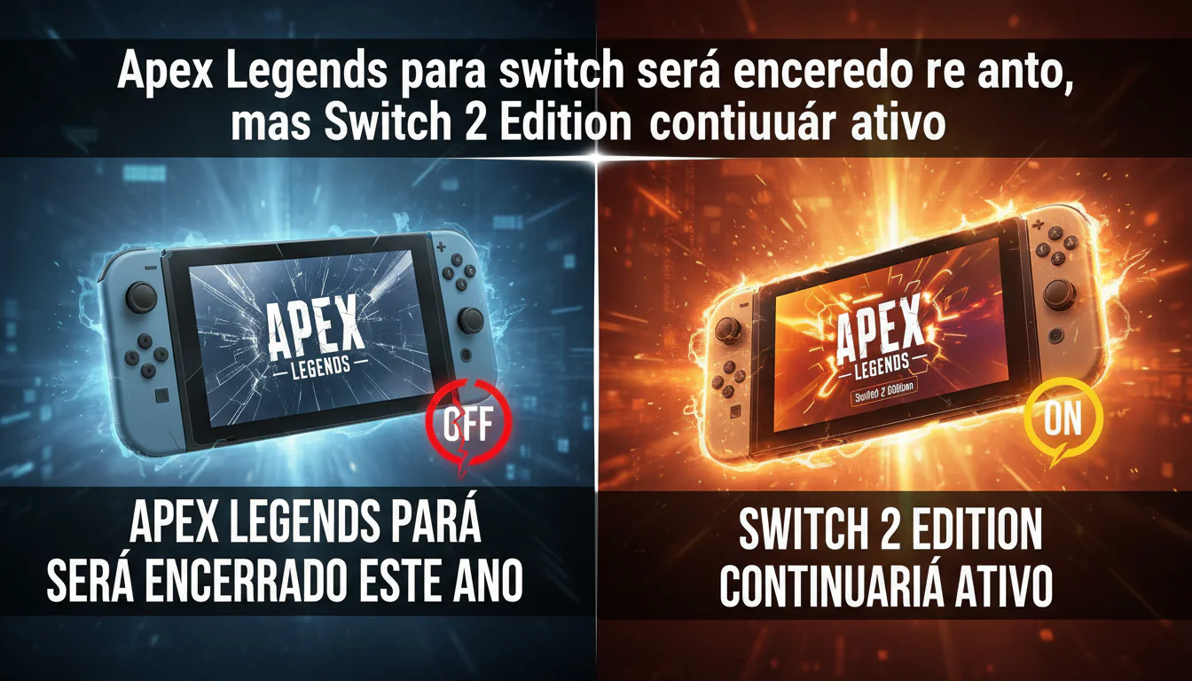 Apex Legends para switch será encerrado este ano, mas Switch 2 Edition continuará ativo
