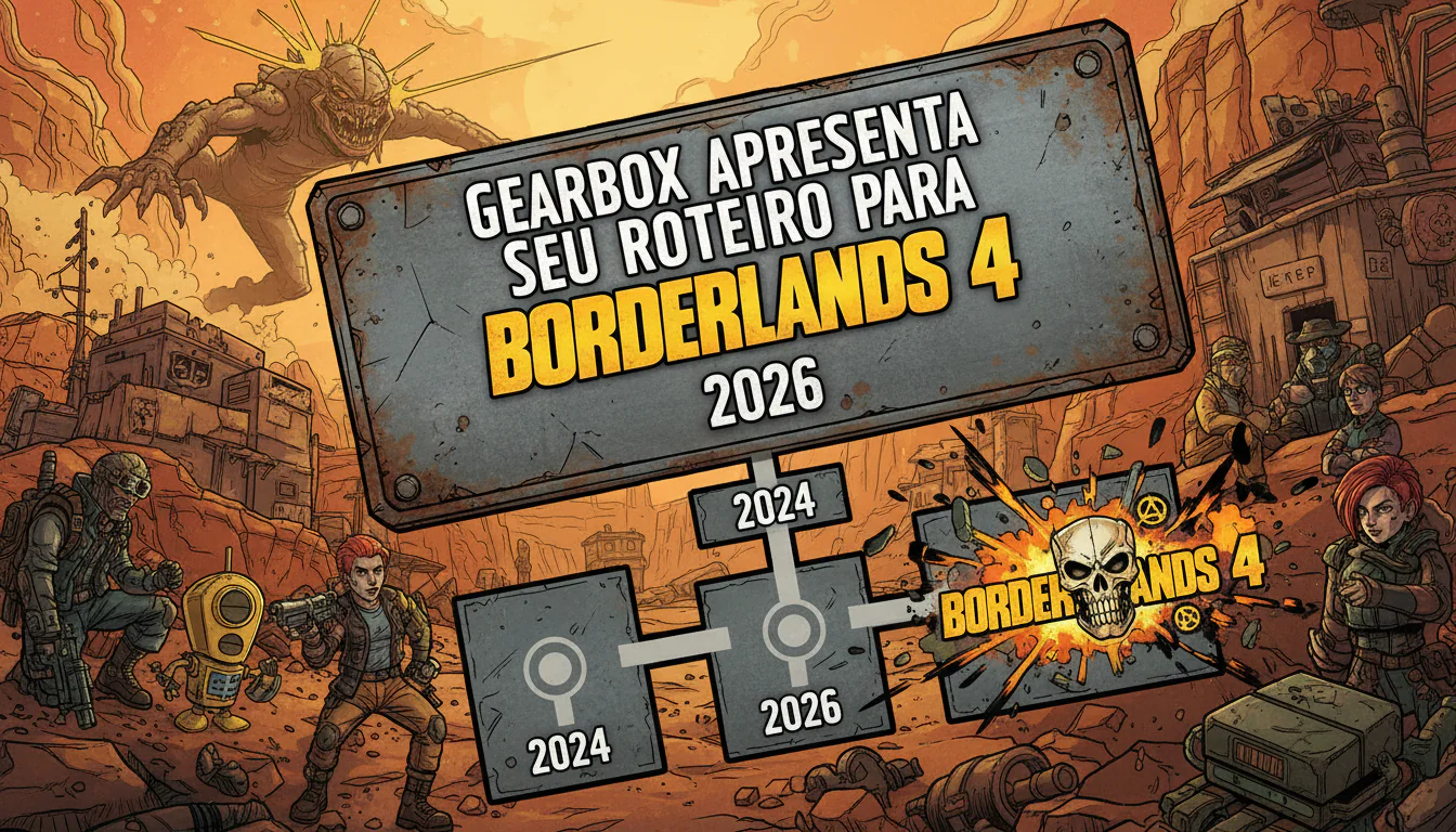 Gearbox apresenta seu roteiro para Borderlands 4 2026 Gearbox apresenta seu roteiro para Borderlands 4 2026