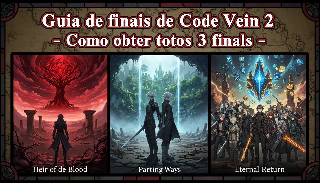 Guia de finais de Code Vein 2 – Como obter todos os 3 finais