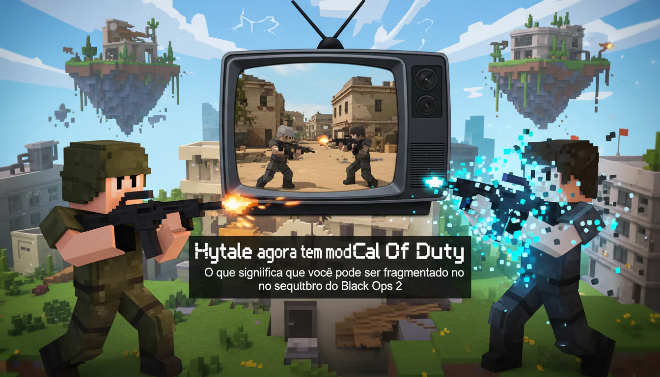 Hytale agora tem mods Call Of Duty, o que significa que você pode ser fragmentado no sequestro do Black Ops 2 Hytale agora tem mods Call Of Duty, o que significa que você pode ser fragmentado no sequestro do Black Ops 2