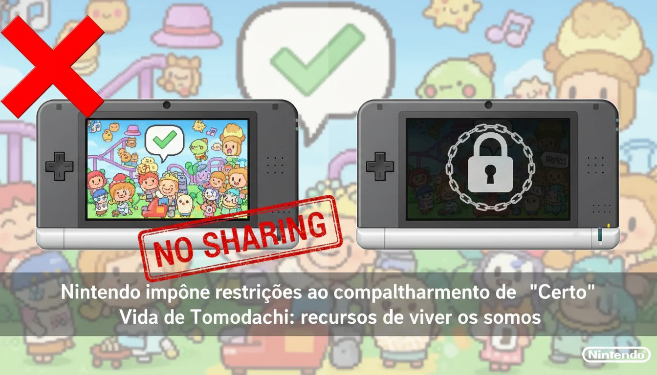 Nintendo impõe restrições ao compartilhamento de imagens 