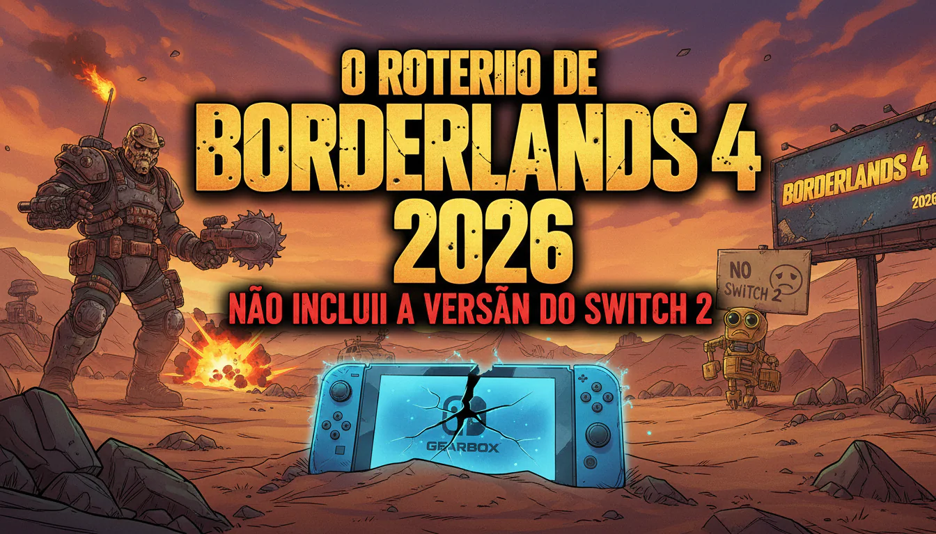 O roteiro de Borderlands 4 2026 não inclui a versão do switch 2 O roteiro de Borderlands 4 2026 não inclui a versão do switch 2