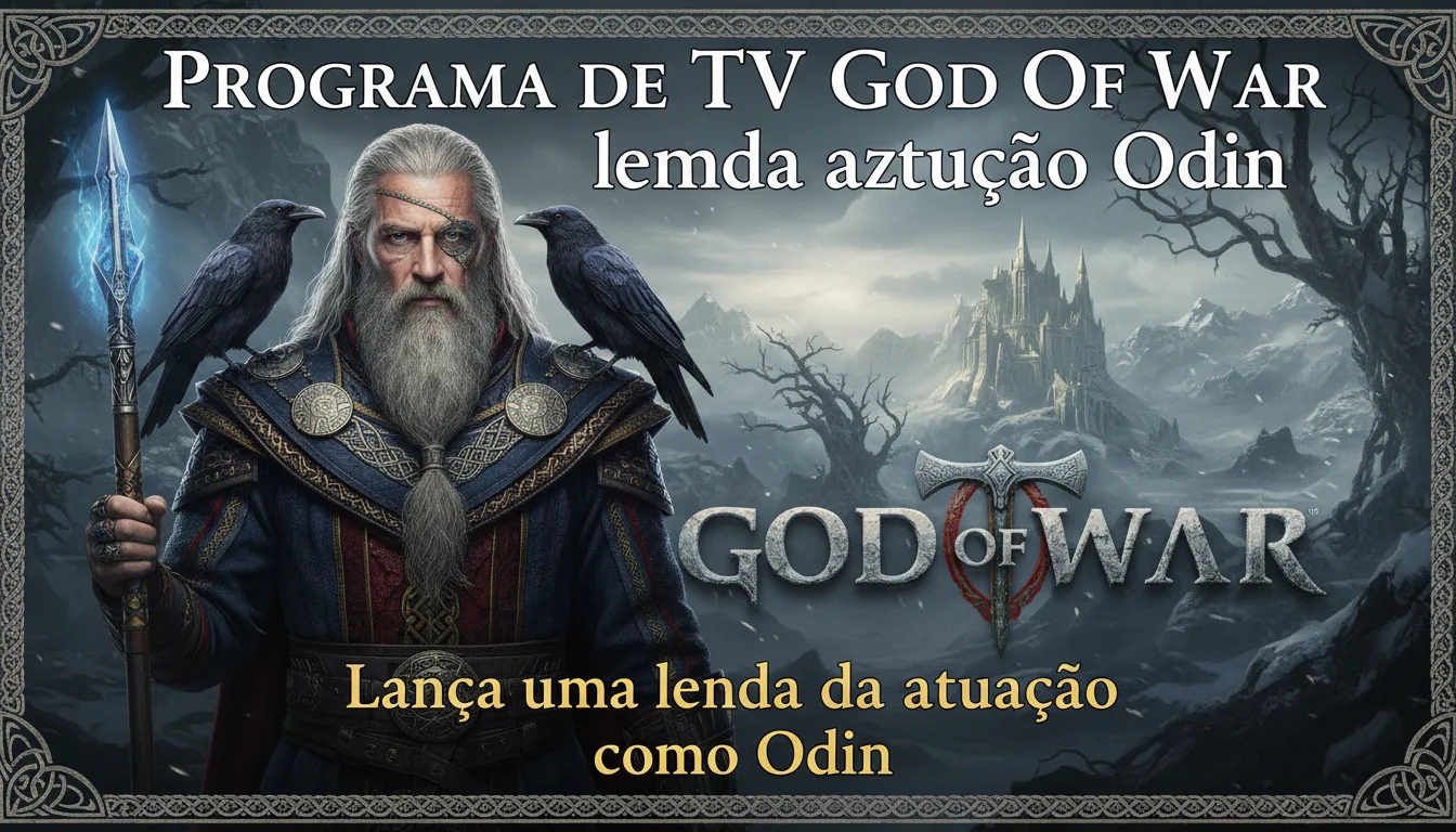 Programa de TV God Of War lança uma lenda da atuação como Odin Programa de TV God Of War lança uma lenda da atuação como Odin