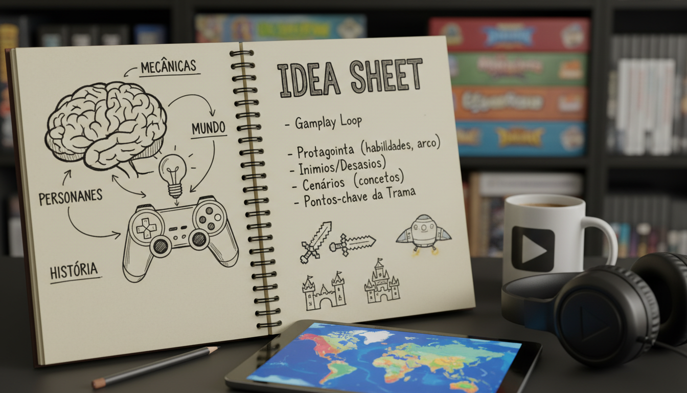 Idea Sheet: O Guia Definitivo para Games Incríveis