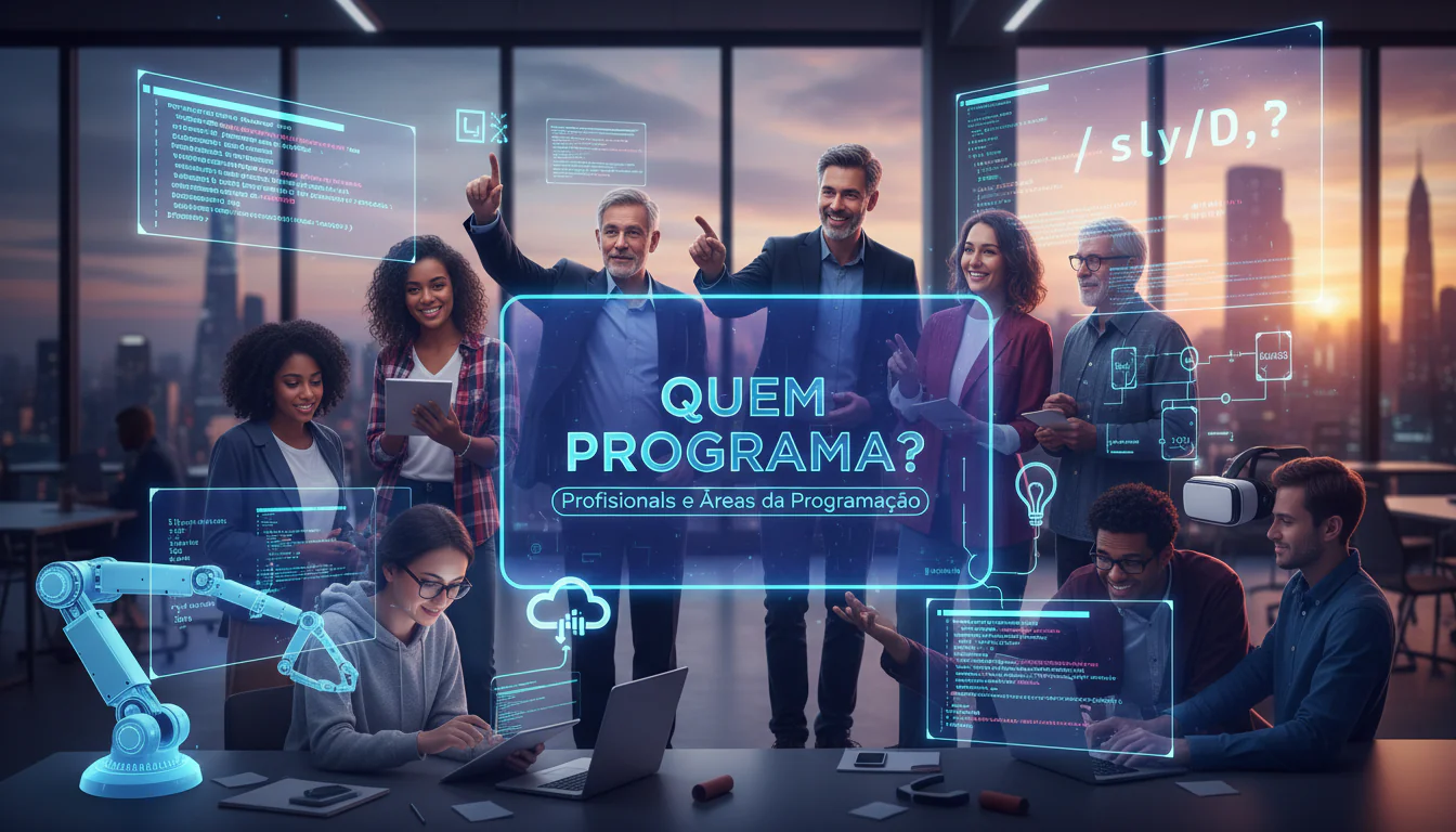 Quem Programa? Conheça os Profissionais e Áreas da Programação Quem Programa? Conheça os Profissionais e Áreas da Programação