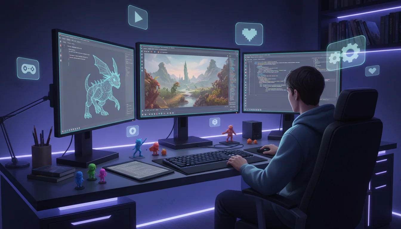 Desenvolvimento de Jogos 3D: Guia Completo para Iniciantes Desenvolvimento de Jogos 3D: Guia Completo para Iniciantes