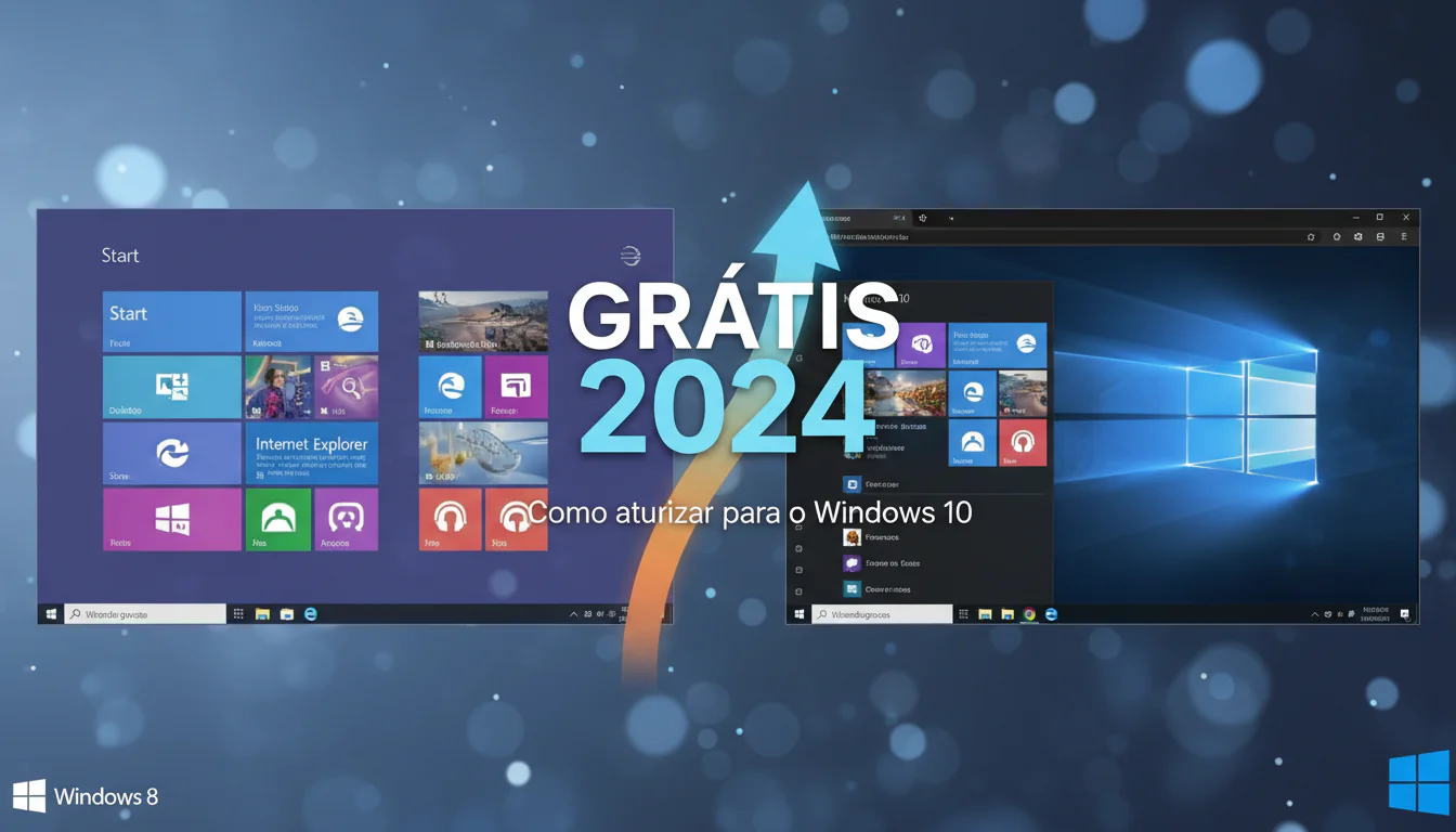 Windows 8: Como atualizar GRÁTIS para o Windows 10 (Guia 2024) Windows 8: Como atualizar GRÁTIS para o Windows 10 (Guia 2024)
